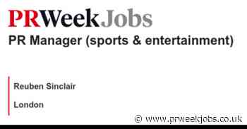 Reuben Sinclair: PR Manager (sports & entertainment)