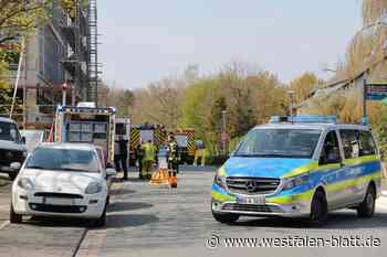 Bad Oeynhausen: Wäschewagen im Herz- und Diabeteszentrum fängt Feuer
