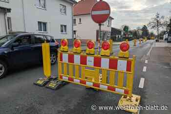 Hauptverkehrsstraße in Bielefeld gesperrt
