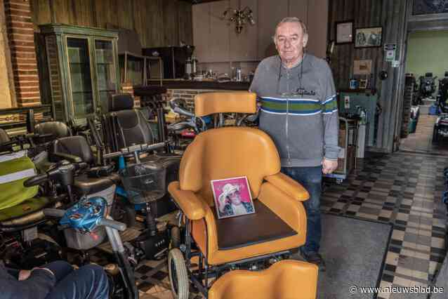 Wie biedt het meest voor Eddy Wally’s gele rolstoel? “Geld is niet belangrijk, maar ik hoop wel één ding”