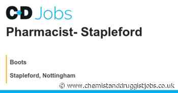 Boots: Pharmacist- Stapleford