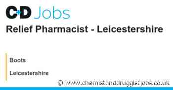 Boots: Relief Pharmacist - Leicestershire