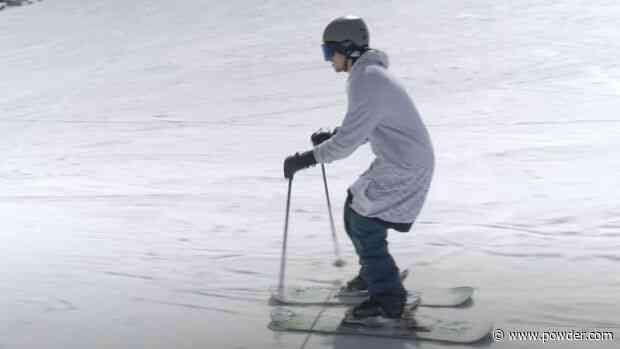 Look: Skiing On Two Snowboards Actually Looks Like Fun?