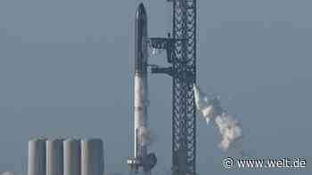 SpaceX sagt ersten Testflug von Riesenrakete Starship in letzter Minute ab