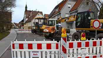 Straßensanierung in Wart: Die Großbaustelle geht jetzt zu Ende