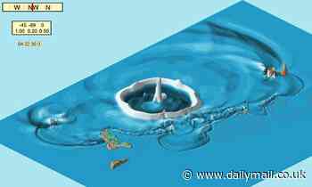 Tonga underwater volcanic eruption was equal the largest natural explosion in more than a CENTURY