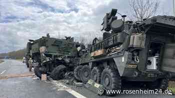 U.S. Army-Panzer krachen auf A6 in Bayern aufeinander – mehrere Verletzte