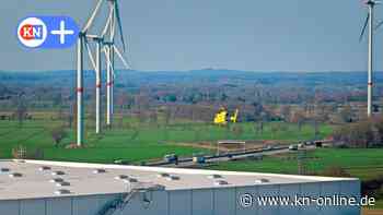 Neumünster: Kühlgeräte schwebten per Hubschrauber auf die Mega-Baustelle