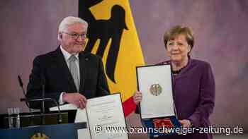 Steinmeier ehrt Merkel als „beispiellose Politikerin“