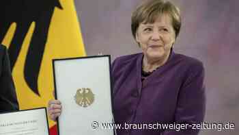 Angela Merkel erhält höchste Auszeichnung Deutschlands