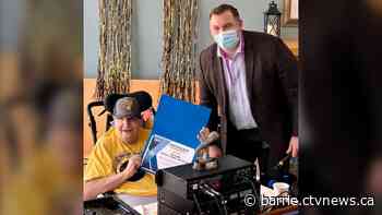 92-year-old Barrie man awarded for being city's oldest DJ