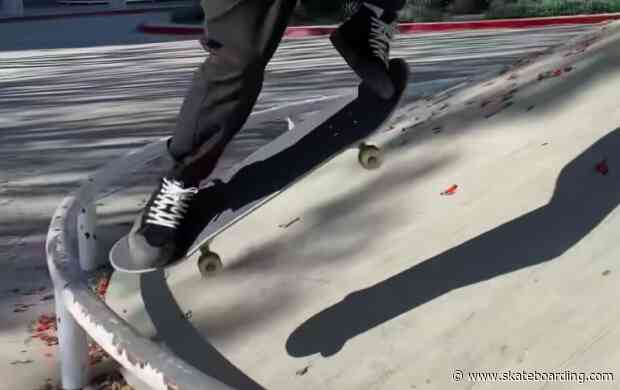 Watch: This Is Definitely The Coolest Way To Skate This Spot
