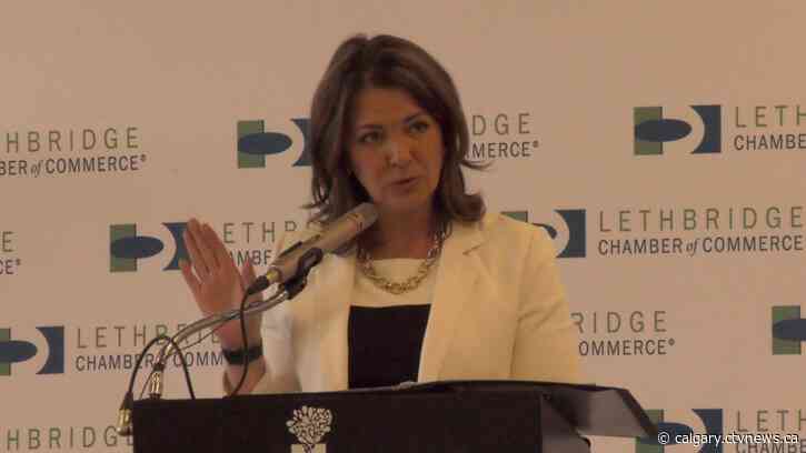 Alberta Premier Danielle Smith visits Lethbridge; speaks to local chamber