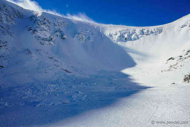 Watch: Skier Risks It All For Tight Line At Tuckerman Ravine