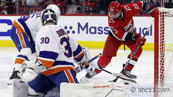 Power-play goals propel Hurricanes to 2-1 Game 1 win vs. Islanders