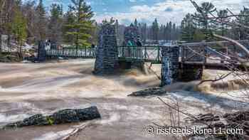 PHOTOS: St. Louis River levels surge in Jay Cooke State Park