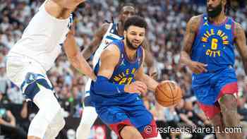 Murray leads Nuggets past Wolves 109-80 in Game 1