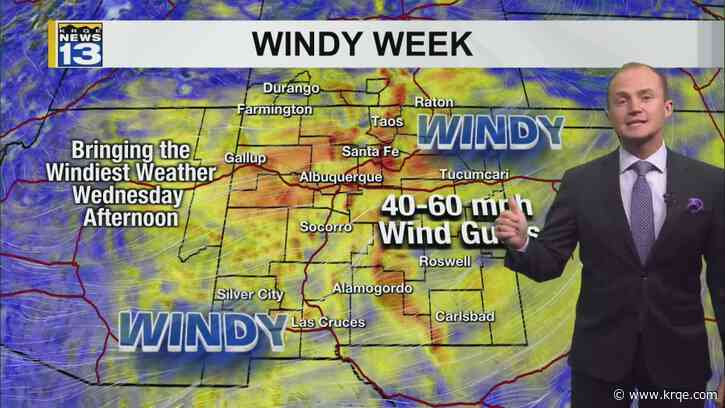 Winds picking up through the week