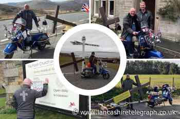 Brierfield minister tows Crucifix from John O'Groats to Land's End