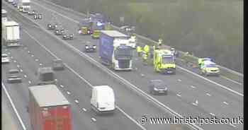 Live M5 traffic: Closure near Cheltenham with emergency services at the scene