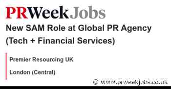 Premier Resourcing UK: New SAM Role at Global PR Agency (Tech + Financial Services)
