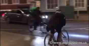 Video shows Bristol rider crash into delivery cyclist moments after stunt