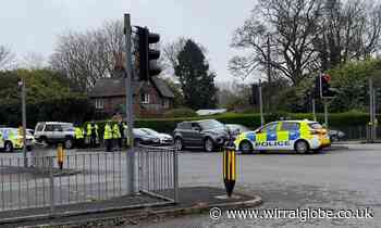 Land Rover driver crashes into railings outside Wirral hotel
