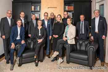 Namhafte Vertreter im Beirat des Bankverein Werther