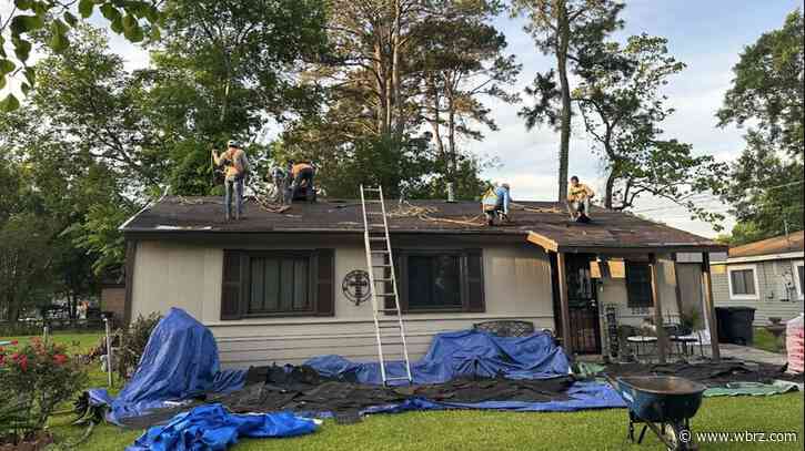 Widow of Baton Rouge veteran receives new roof through outreach program