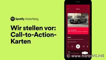 Neues Werbeformat: Spotify führt Call-to-Action-Karten auch in Deutschland ein