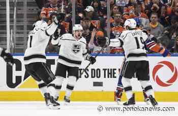 Kings score late, and in OT, for 4-3 playoff win over Oilers in Game 1