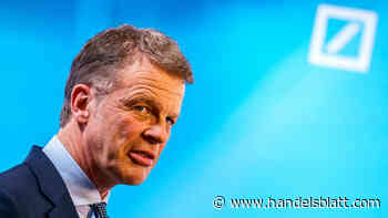 Spitzenpersonalie: Deutsche-Bank-Chef Sewing verliert Stellvertreter – Karl von Rohr verlängert Vertrag nicht