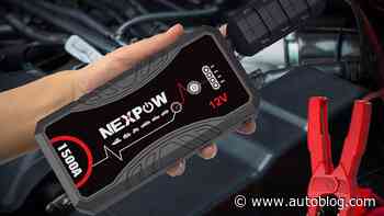 This portable jump starter holds up to 20 jumps on a single charge, for just $48.99