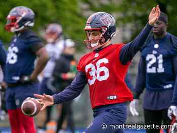 Alouettes re-sign punter Joseph Zema
