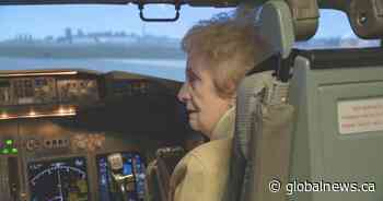 91-year-old Calgarian fulfills lifelong dream of taking to the skies