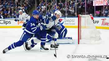 Brayden Point scores twice, Lightning embarrass Maple Leafs 7-3 in Game 1