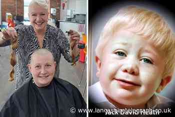 Inspirational mum has head shaved in memory of brave Jack