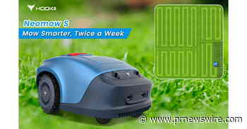 HOOKII lanza un robot cortacésped ecológico de corte paralelo