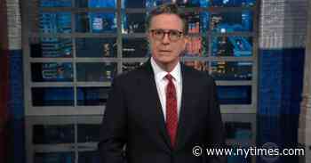 Stephen Colbert Rues the Fox Settlement