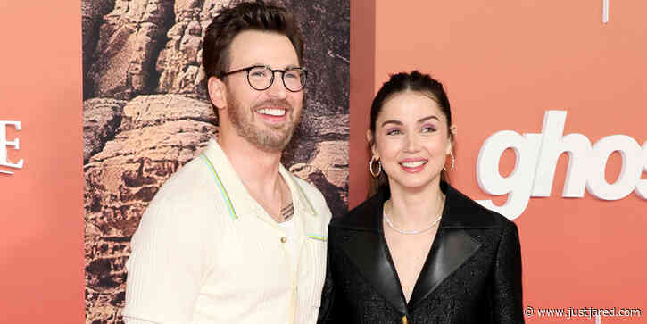 Chris Evans & Ana de Armas Reunite at 'Ghosted' Premiere in NYC!