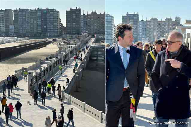 Iconische Pier onder grote belangstelling én twee jaar vroeger dan gepland ingewandeld: “Mensen wachten al weken op dit moment”