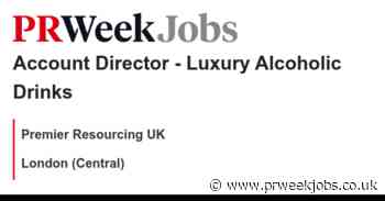 Premier Resourcing UK: Account Director - Luxury Alcoholic Drinks