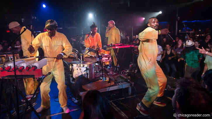 Congolese street-party alchemists Kokoko! pressurize the Empty Bottle with upcycled dance music