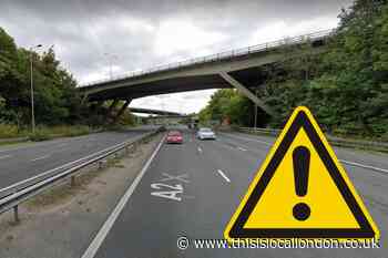 M25 Darenth Interchange crash: Road partly closed