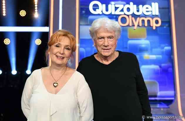 Schauspieler-Ehepaar gegen den Olymp: Verena Wengler-Prochnow und Jürgen Prochnow bei Esther Sedlaczek | "Quizduell-Olymp" am Freitag, 21. April, 18:50 Uhr im Ersten