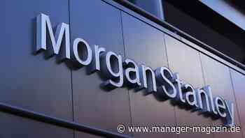 Gewinn von Morgan Stanley bricht ein