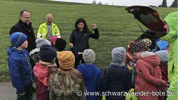 Blumen in Egenhausen: Kinder säen für bunten Naturpark