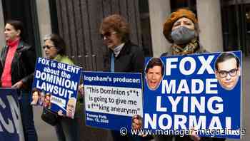 Fox TV: US-Medienkonzern muss im Vergleich mit Wahlmaschinenfirma Dominion 787,5 Millionen Dollar zahlen