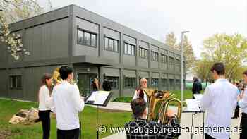 Das Bertha-von-Suttner-Gymnasium hat jetzt einen Anbau aus Containern