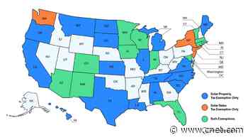This Map Shows the States That Exempt Solar Panels from Your Property Taxes     - CNET